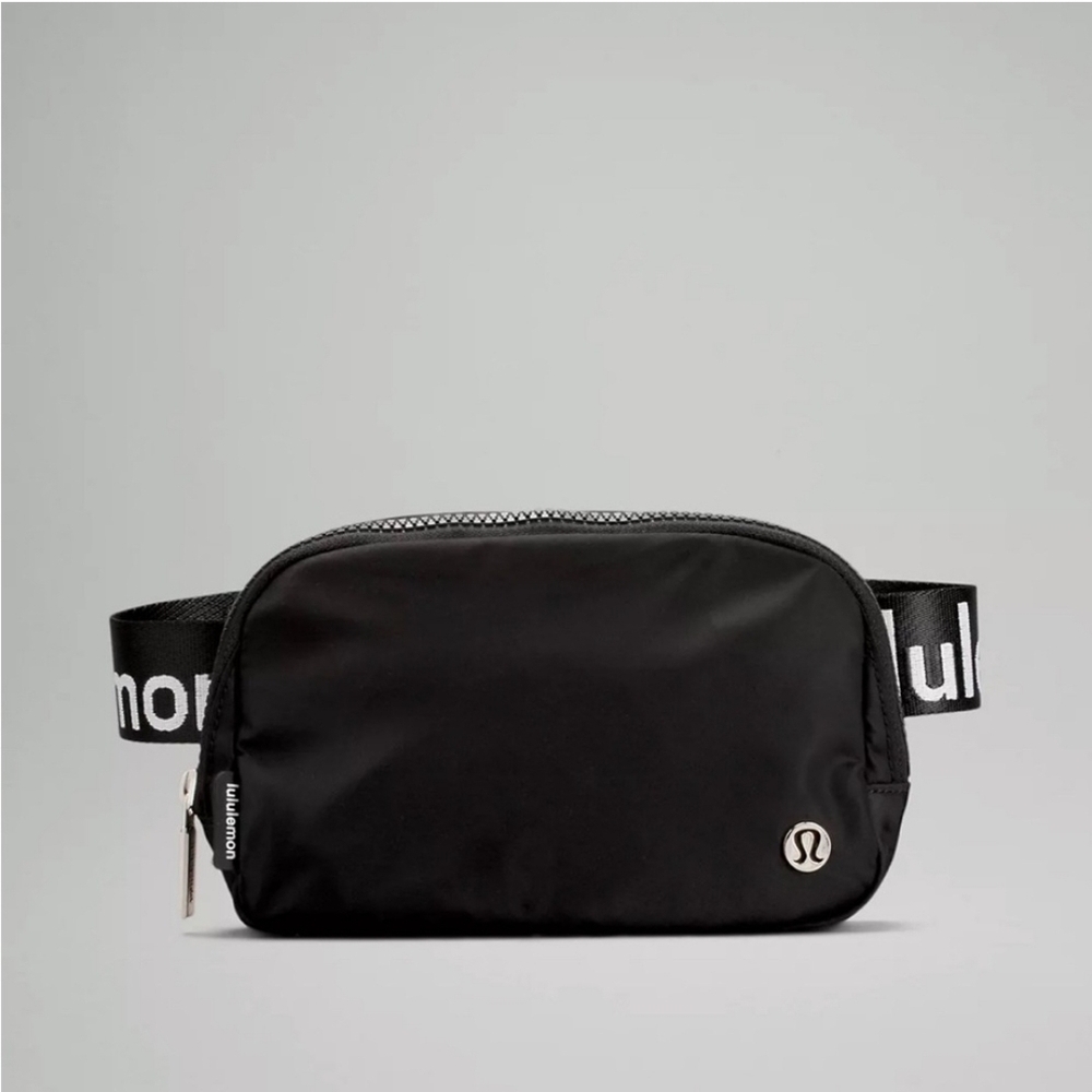 lululemon athletica Black Belt Bag Minimalist Design